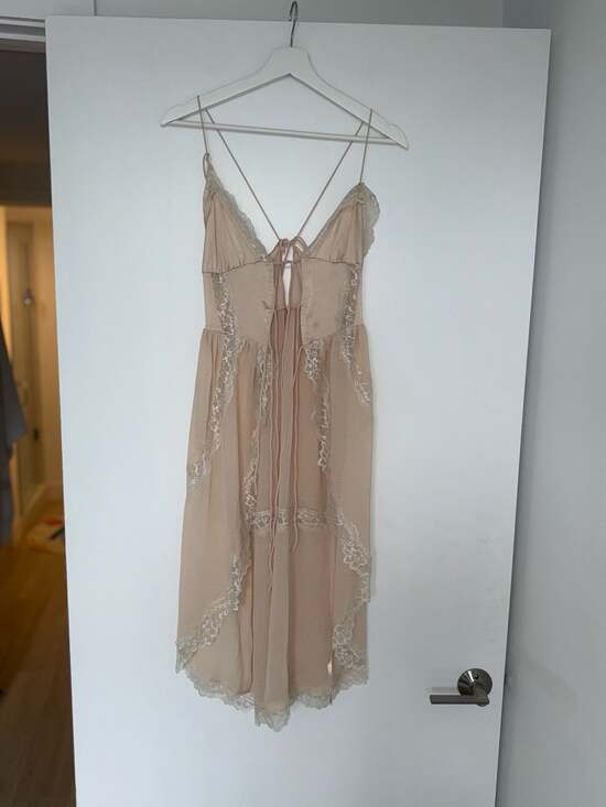 Intimately Free People Dresses & Skirts - Intimately Free People Lace Trim Slip Dress Size S
